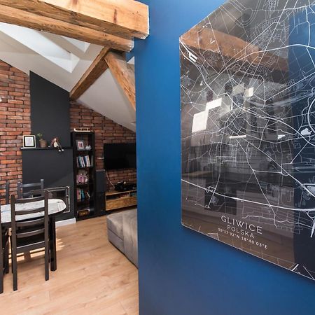 Przytulny Loft W Uroczej Okolicy Lägenhet Gliwice Exteriör bild